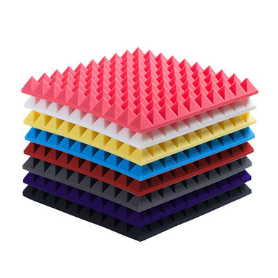 Schalldämmung von Bürogebäuden Akustikplatten mit hoher Dichte und 3D-Pyramidenform