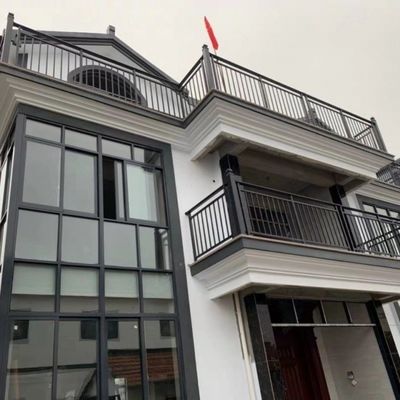 Metall-Innenbalustrade Schmiedeisen Handgelenk Treppengeländer Moderne Wohnung Design
