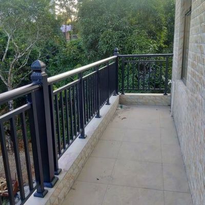 Metall-Innenbalustrade Schmiedeisen Handgelenk Treppengeländer Moderne Wohnung Design
