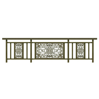 Wandmontierte moderne Aluminium-Treppengeländer für Decks Außenbalkon Baluster Geländer