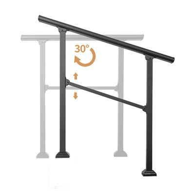 Einfaches Design Edelstahl Treppengeländer für die Wandmontage in modernen Wohnungen
