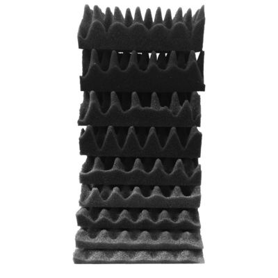 Schwarze Flammschutz-Schalldämmstoff-Baumwolle für modernen Bürogebäude-Design