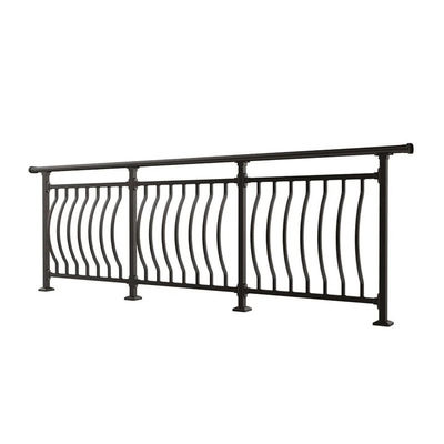 Wohnung Französisch Eisen Treppe Geländer mit Wandmontierte Metallgriffe Balustrade