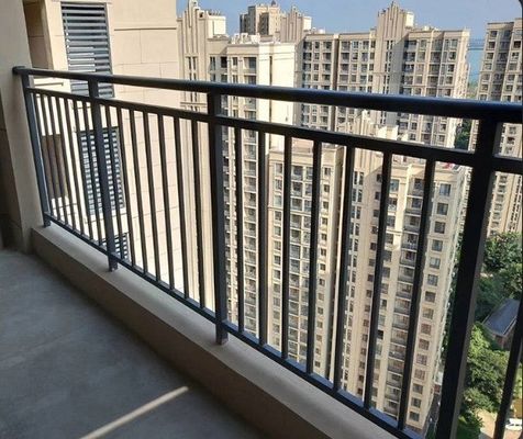 Wohnung Französisch Eisen Treppe Geländer mit Wandmontierte Metallgriffe Balustrade