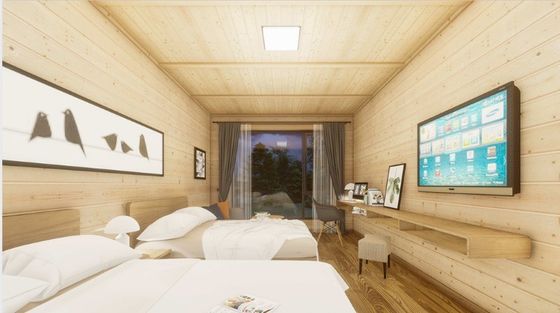 Hauptmaterial Kiefer Komfortable Innenraum Außenhandel Containerhaus