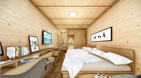 Hauptmaterial Kiefer Komfortable Innenraum Außenhandel Containerhaus