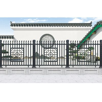 Innenbalustrade Schmiedeisen Handgelenk Treppe Geländer Design für Wohnung Wand montiert