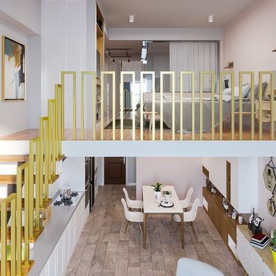 Edelstahlgriffe für die Dekoration von Treppen in Innenräumen für die Wandbefestigung in Wohnungen