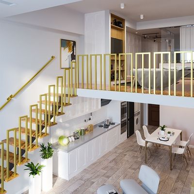 Edelstahlgriffe für die Dekoration von Treppen in Innenräumen für die Wandbefestigung in Wohnungen