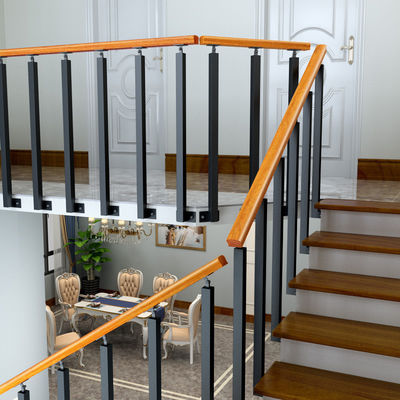 Modernes Design Schwimmbad-Drahtbalustrade für Wandmontierte Stahlwirbelsäule Treppenpflege