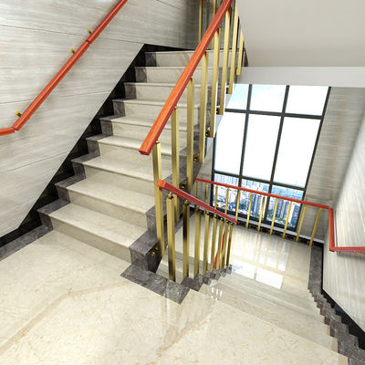 Modernes Design Schwimmbad-Drahtbalustrade für Wandmontierte Stahlwirbelsäule Treppenpflege