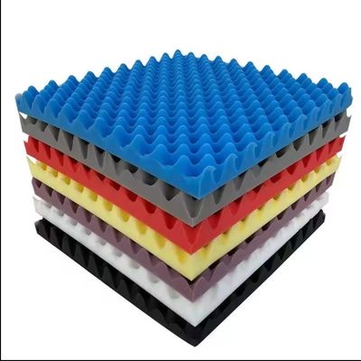 PVC Flammschutz-Schalldämpfende Baumwolle Ei Baumwolle Wellenelektrische Isolierung Baumwolle