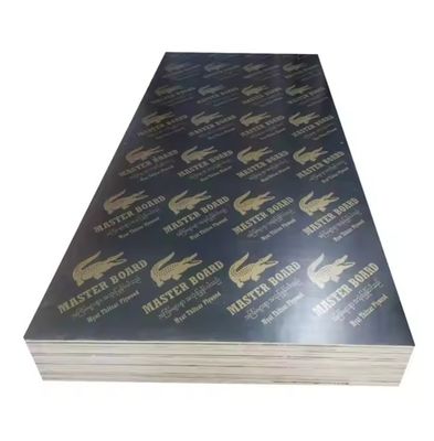 12 mm Filmgekrempeltes Sperrholz für den Bau Veneer Board Oberflächenmaterial Melamin Board