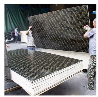 12 mm Filmgekrempeltes Sperrholz für den Bau Veneer Board Oberflächenmaterial Melamin Board