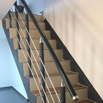 Wohnung Balkon Geländer Außen Aluminium Treppe Geländer für Decks Wandmontiert
