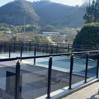 Wohnung Balkon Geländer Außen Aluminium Treppe Geländer für Decks Wandmontiert