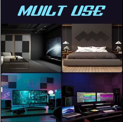 Modernes Design von Hochdichte-Dreieck-Rohr-Akustik-Schaumplatten zur Schalldämmung