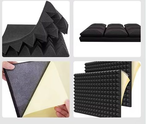 Modernes Design von Hochdichte-Dreieck-Rohr-Akustik-Schaumplatten zur Schalldämmung
