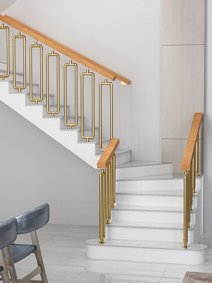 Best Main Schmiedeeisen Balkon Glasgeländer Treppe Design für Wohnung Wandmontage