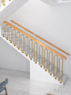 Best Main Schmiedeeisen Balkon Glasgeländer Treppe Design für Wohnung Wandmontage