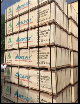 Hoteldekoration 18 mm Melamin-Lamionscheibenholz mit Veneer Board Oberflächenveredelung