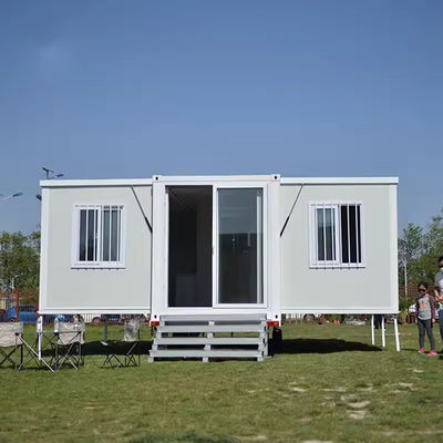 Modularer Outdoor-Stiel-Portable Box Villahaus für Luxus-Fabrikate Wohncontainer