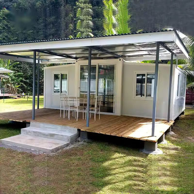 Modularer Outdoor-Stiel-Portable Box Villahaus für Luxus-Fabrikate Wohncontainer