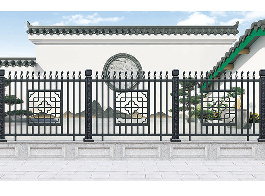 Modernes Design Metall Innenbalustrade Schmiedeeisen Schieberegel Treppengeländer für Wohnung