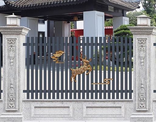 Modernes Design Metall Innenbalustrade Schmiedeeisen Schieberegel Treppengeländer für Wohnung