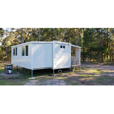 Außen Flat Pack Container Vorgefertigtes Zuhause Leichtstahl Sandwich Panel Modularhaus
