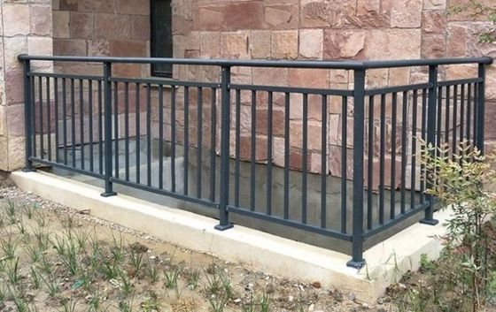 Modernes Design Wandmontiertes Aluminium Balkon Geländer für Handräder Deck