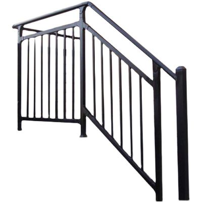 Modernes Design Wohnung Balkon Edelstahl 304 316 Schwarz Glas Treppengeländer