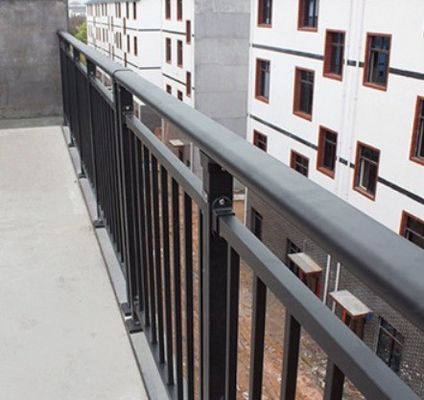 Veranda Geländer / Handgriffe Aluminiumhandgriffe für Bürogebäude Balkongeländer