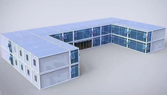 Zeitgenössischer Design Stil Vorgefertigtes 20ft Modulares Klappbares Portables Kleines Containerhaus