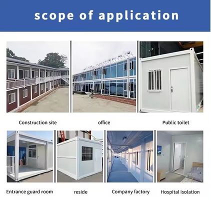 Lagerhaus Mehrfunktions-Custom Containerhaus Vorgefertigtes Kleines Haus mit und Mehrfunktionshaus