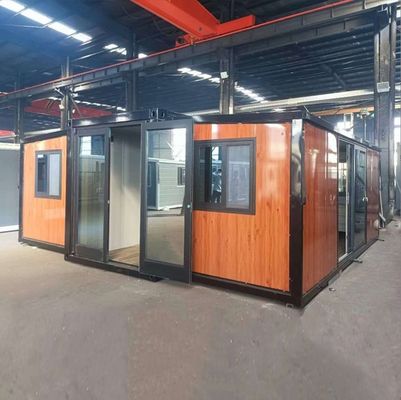Custom 20ft 40ft Ausdehnbar Klappbehälterhaus Stahlbehälterhaus für Lieferanten