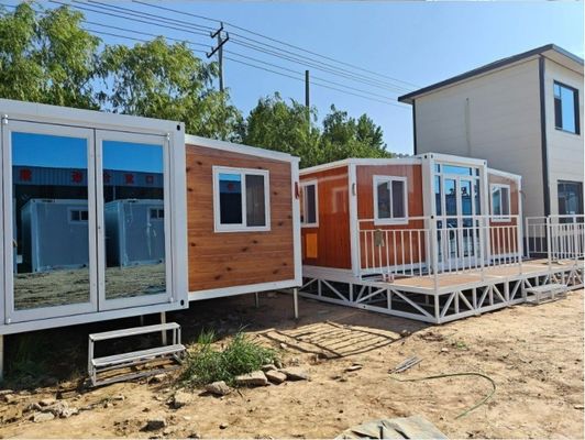 20ft Prefab Haus Container Camping Erweiterbares Containerhaus mit chinesischem Design