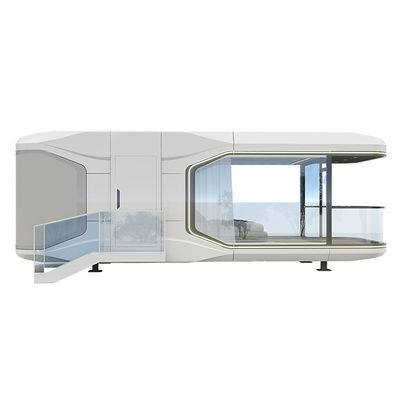 Portable Prefab Homes für Hotels Moderne Stahlrahmen Raumkapsel Hotel Urlaub