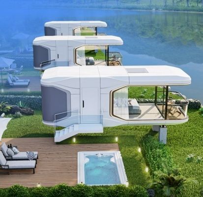 App Control Hotel Space Capsule House mit thermischem Anzug und elektrischem System