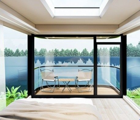 App Control Hotel Space Capsule House mit thermischem Anzug und elektrischem System