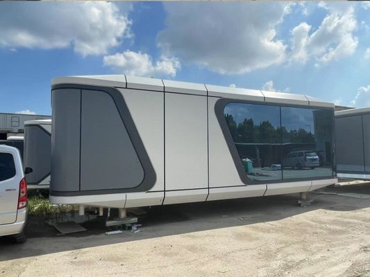 Postmoderne Design-Stil Solar bewegliche Vorgefertigte Kabine für Luxus Camping-Erlebnis