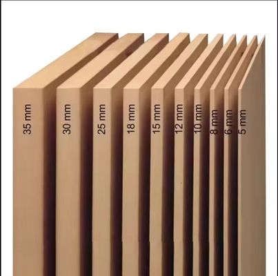 Normen für die Emission von Formaldehyd E1 Weißlachierte Melaminholz-MDF-Platte