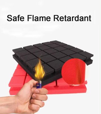 Akustische Schaumpanele in kundenspezifischer Farbe Schalldämmung Wandplatten für Heimdekoration