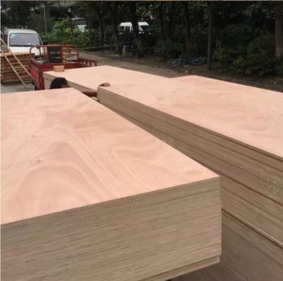 Innenraum E1 Formaldehyd 18mm wasserdichte Platten kommerzielles Hartholz Okoume Marineblech 4x8