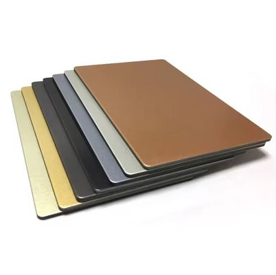 Feuerdichte Aluminiumoxid-Verbundplatte 3 mm, 4 mm, 5 mm Außenseite Verwendete PE/PVDF ACP-Blatt